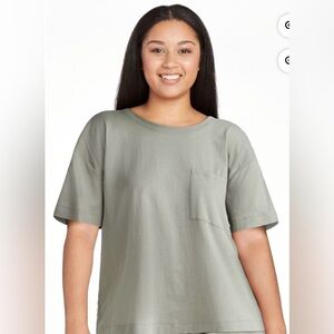 🔴 3/$12 Joyspun‎ Women’s Sage Green Sleep Shirt! NWT! Size Small (4-6)